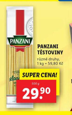 PANZANI TSTOVINY