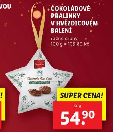 OKOLDOV PRALINKY V HVZDICOVM BALEN