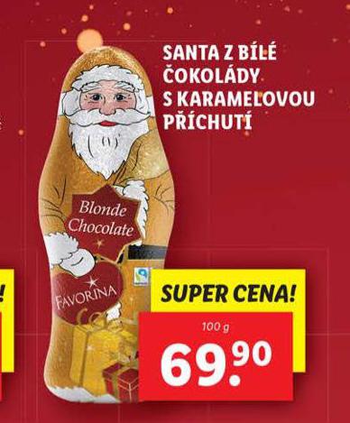 SANTA Z BL OKOLDY S KARAMELOVOU PCHUT