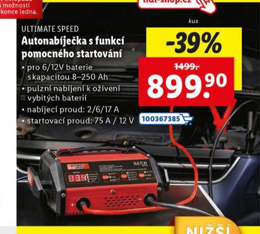 AUTONABJEKA S FUNKC POMOCNHO STARTOVN