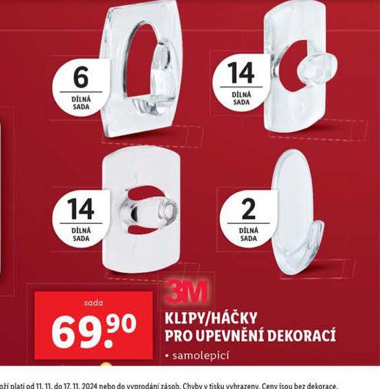 KLIPY / HKY PRO UPEVNN DEKORAC