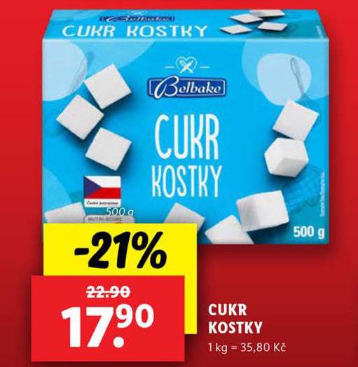 CUKR KOSTKY