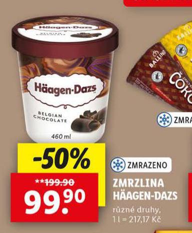 HAGEN DAZS ZMRZLINA