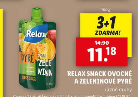 RELAX SNACK OVOCN A ZELENINOV PYR