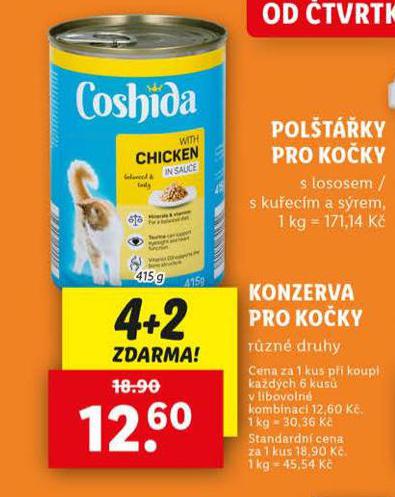 COSHIDA KONZERVA PRO KOKY