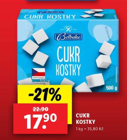 CUKR KOSTKY