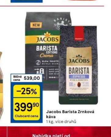 JACOBS BARISTA ZRNKOV KVA