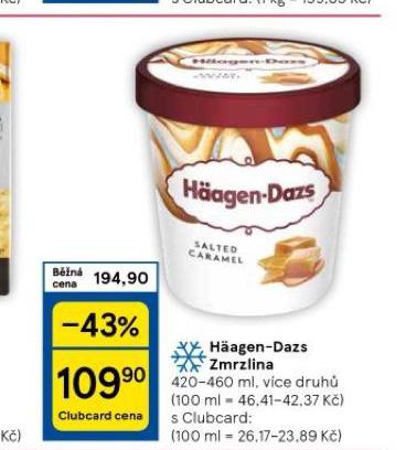 HAGEN DAZS ZMRZLINA