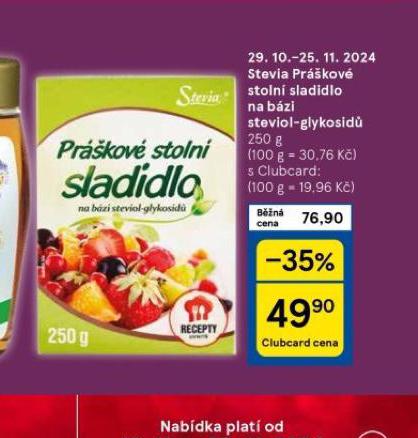 STEVIA PRKOV STOLN SLADIDLO