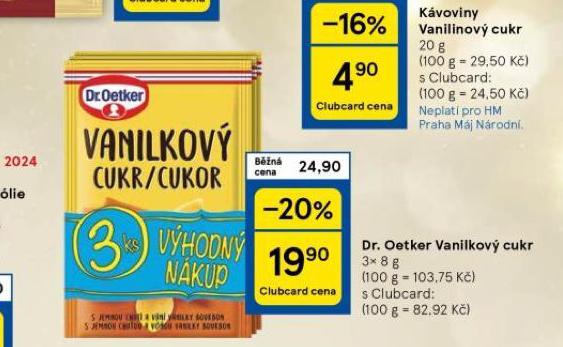 DR. OETKER VANILKOV CUKR