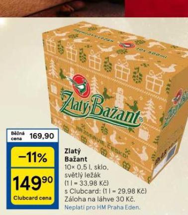 PIVO ZLAT BAANT