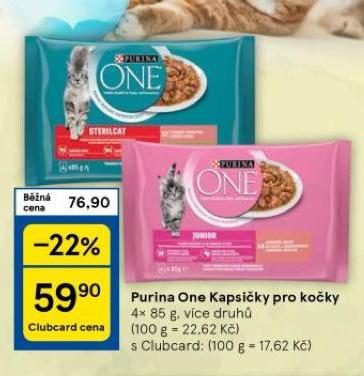 PURINA ONE KAPSIKY PRO KOKY