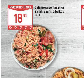 SALMOV POMAZNKA S CHILLI A JARN CIBULKOU