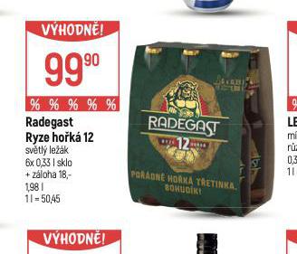 PIVO RADEGAST RYZE HOK 12