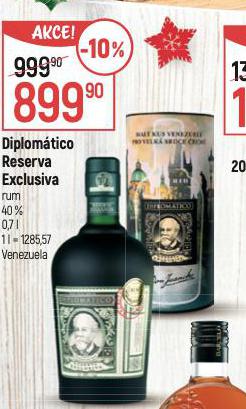 DIPLOMTICO RESERVA EXCLUSIVE