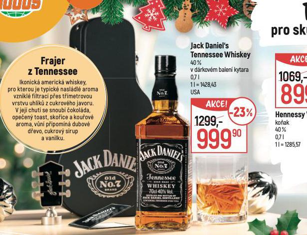 JACK DANIELS TENNESSEE WHISKEY DRKOV BALEN