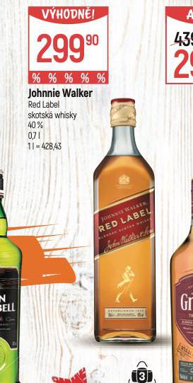 JOHNNIE WALKER RED LABEL