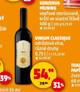 VINIUM CLASSIQUE