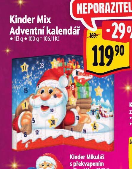 KINDER MIX ADVENTN KALEND