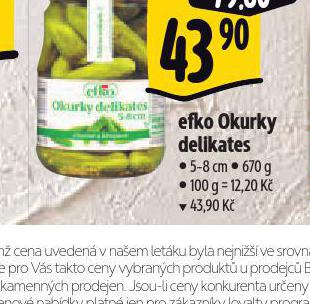 EFKO OKURKY DELIKATES