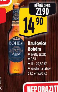 PIVO KRUOVICE BOHM