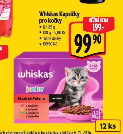 WHISKAS KAPSIKY PRO KOKY