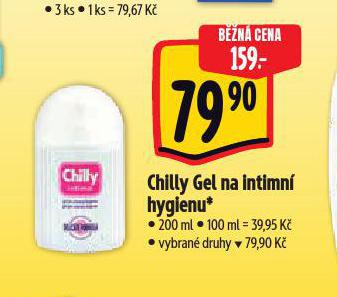 CHILLY GEL PRO INTIMN HYGIENU