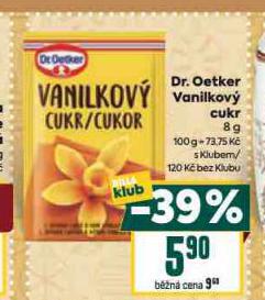 DR. OETKER VANILKOV CUKR