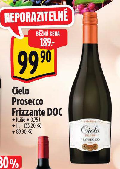 CIELO PROSECCO FRIZZANTE DOC