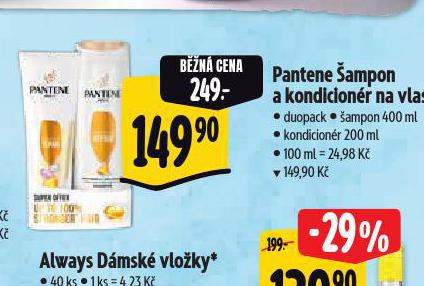 PANTENE AMPON NA VLASY