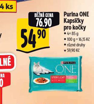 PURINA ONE KAPSIKY PRO KOKY