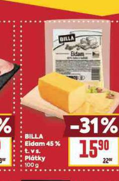 BILLA EIDAM 45% PLTKY