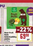 BEAR FRUIT ROLLS SUEN PLTKY, JABLKO