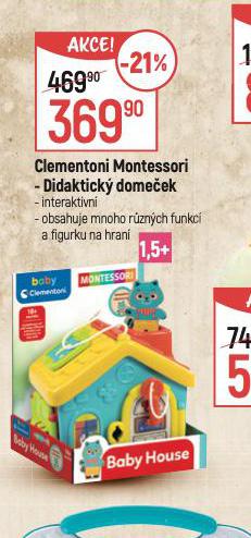 CLEMENTONI MONTESSORI  - DIDAKTICK DOMEEK