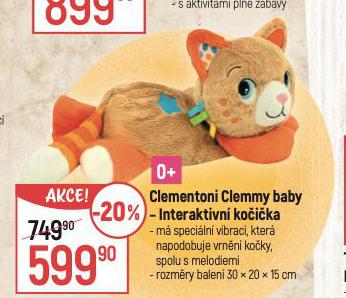 CLEMENTONI CLEMMY BABY - INTERAKTIVN KOIKA