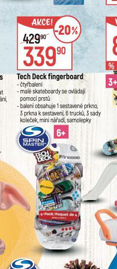 TECH DECK FINGERBOARD