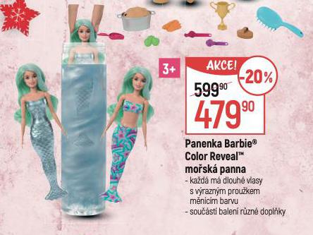 PANENKA BARBIE COLOR REVEAL MOSK PANNA