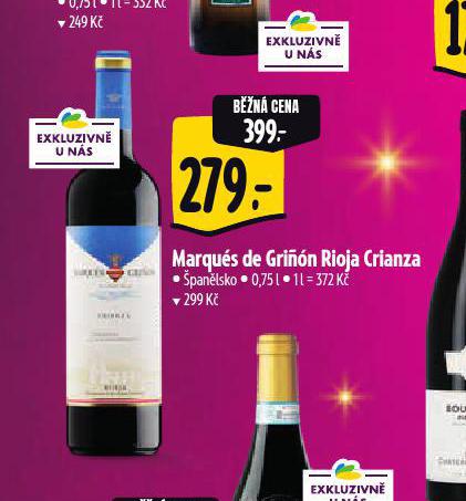 MARQUS DE GRINON RIOJA CRIANZA