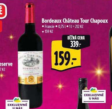 BORDEAUX CHATEAU TOUR CHAPOUX