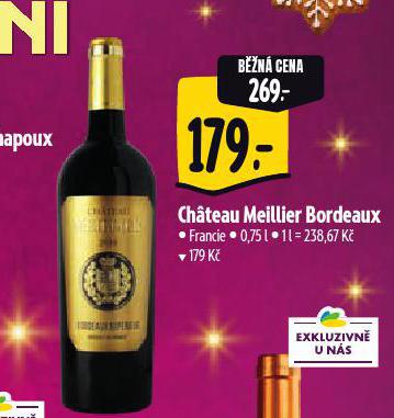 CHATEAU MEILLIER BORDEAUX