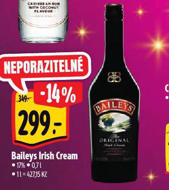 BAILEYS IRISH CREAM