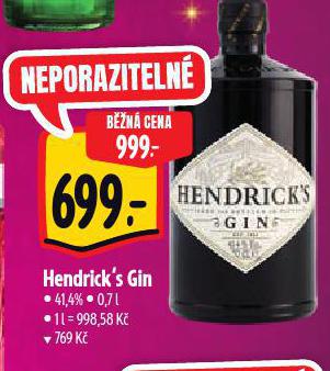 HENDRICK'S GIN