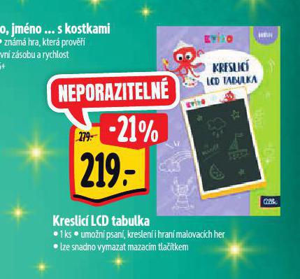 KRESLC LCD TABULKA