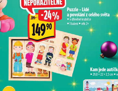 PUZZLE LID A POVOLN Z CELHO SVTA