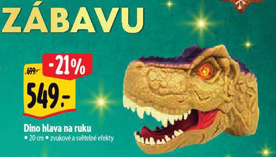 DINO HLAVA NA RUKU