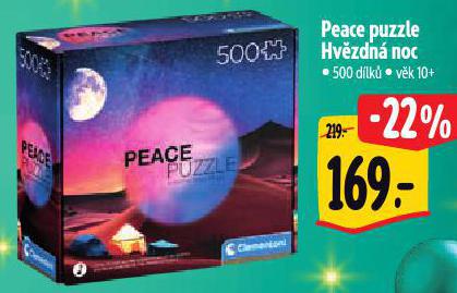 PEACE PUZZLE HVZDN NOC