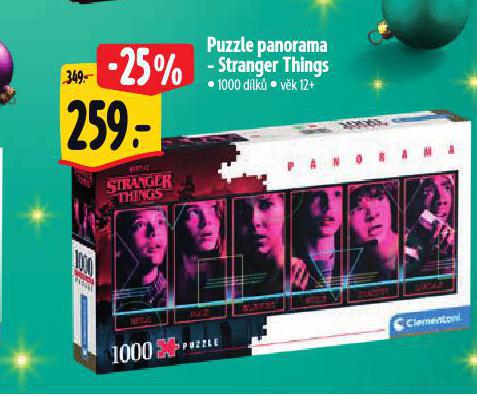 PUZZLE PANORAMA - STRANGER THINGS