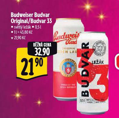 PIVO BUDWEISER BUDVAR