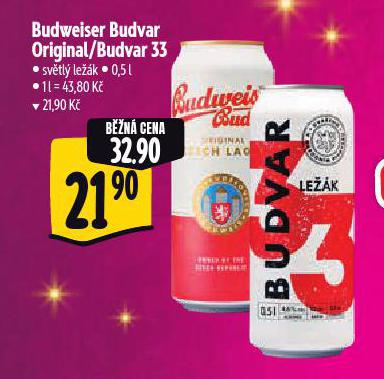 PIVO BUDVAR 33