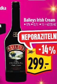 BAILEYS IRISH CREAM